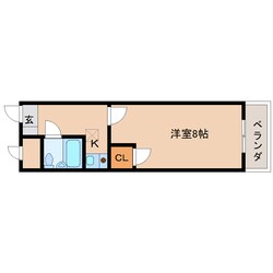 天理駅 徒歩8分 1階の物件間取画像